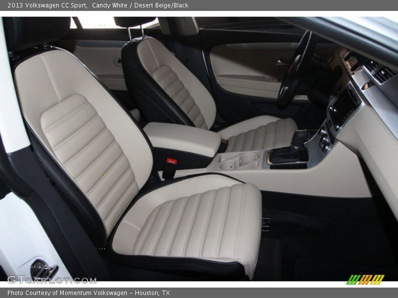 Candy White / Desert Beige/Black 2013 Volkswagen CC Sport