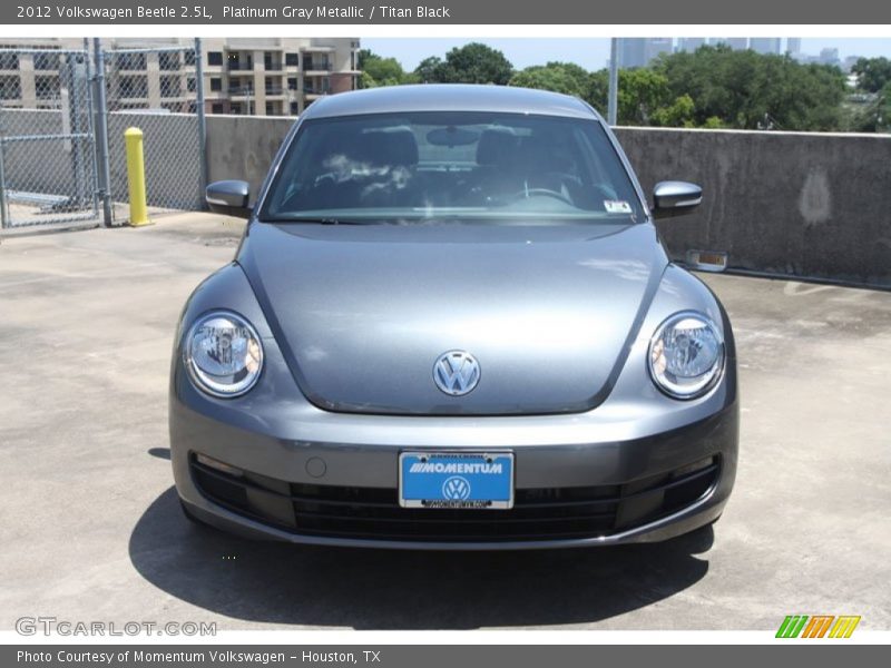 Platinum Gray Metallic / Titan Black 2012 Volkswagen Beetle 2.5L
