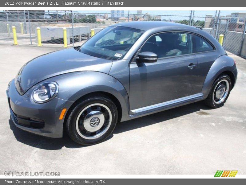 Platinum Gray Metallic / Titan Black 2012 Volkswagen Beetle 2.5L