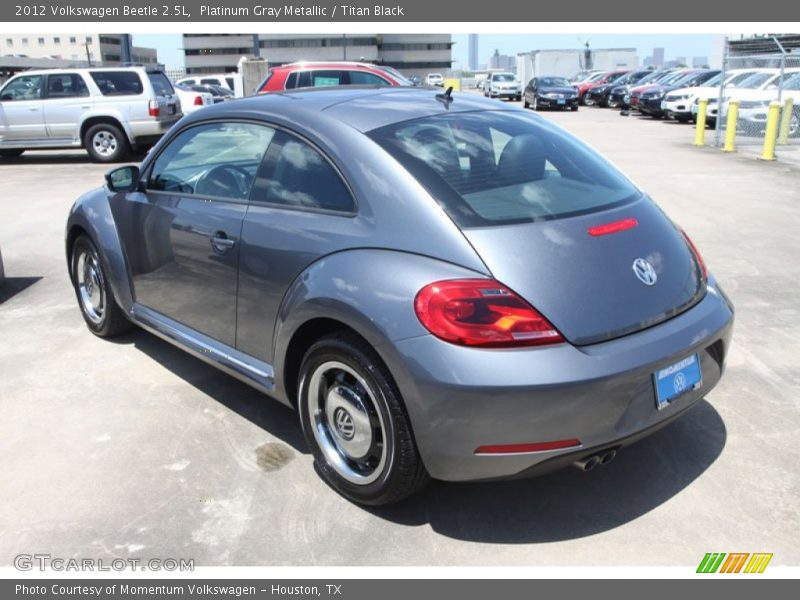 Platinum Gray Metallic / Titan Black 2012 Volkswagen Beetle 2.5L