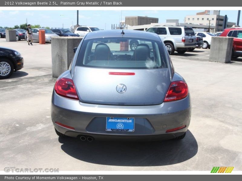 Platinum Gray Metallic / Titan Black 2012 Volkswagen Beetle 2.5L