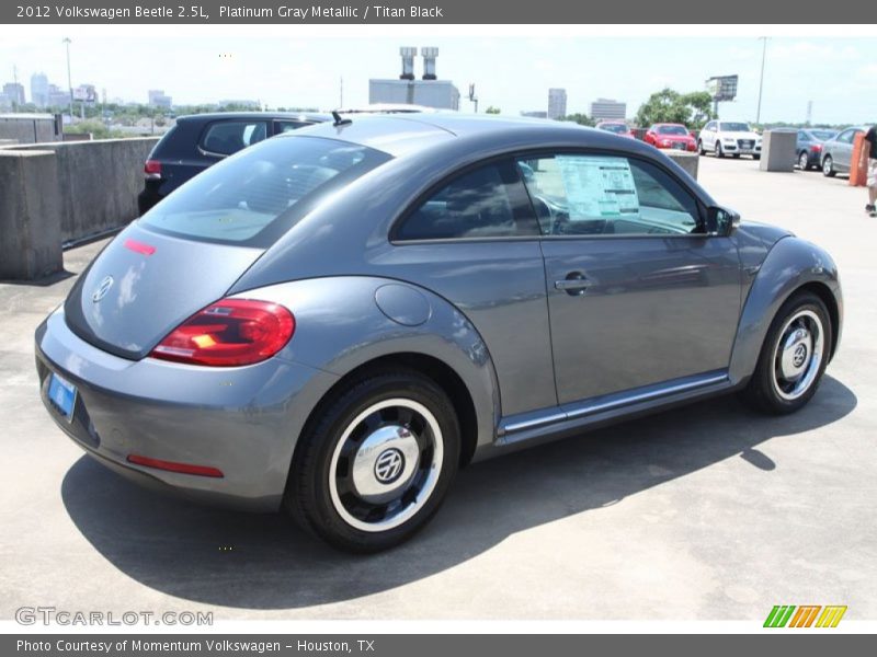 Platinum Gray Metallic / Titan Black 2012 Volkswagen Beetle 2.5L
