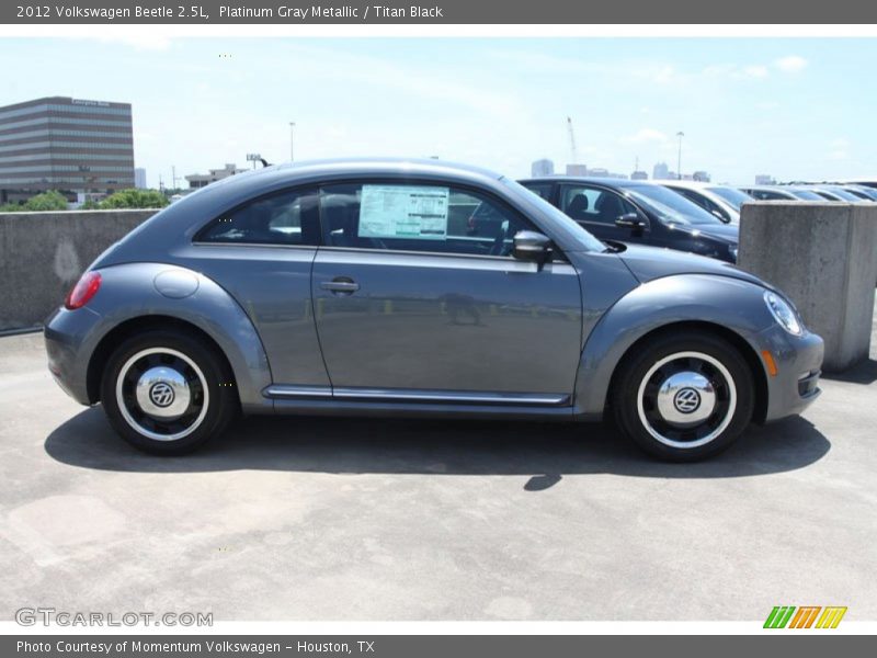 Platinum Gray Metallic / Titan Black 2012 Volkswagen Beetle 2.5L