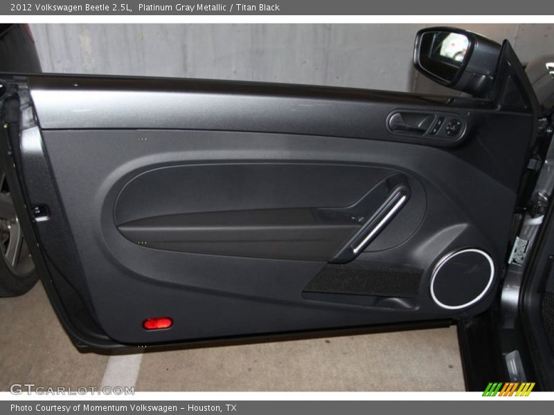 Platinum Gray Metallic / Titan Black 2012 Volkswagen Beetle 2.5L