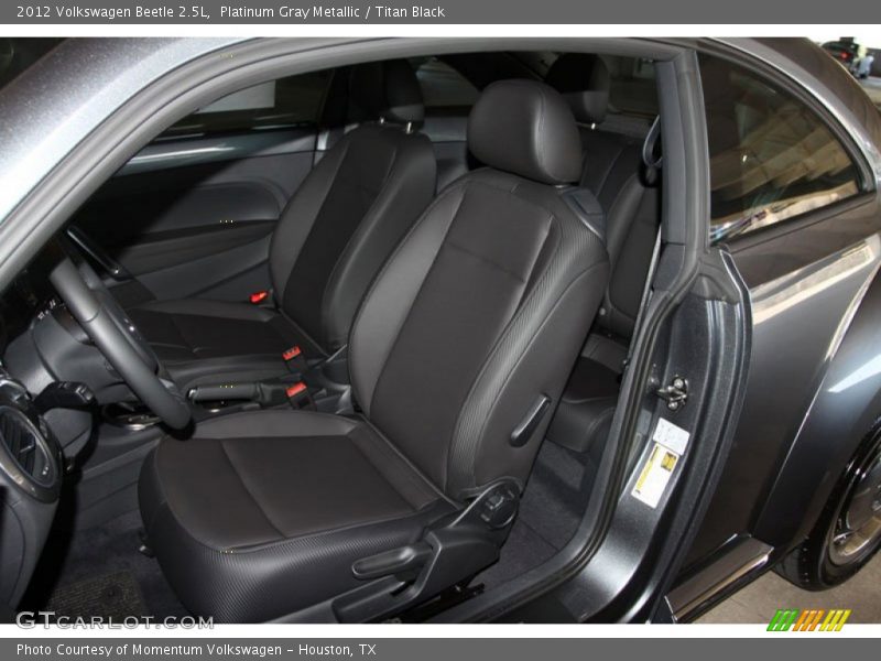 Platinum Gray Metallic / Titan Black 2012 Volkswagen Beetle 2.5L