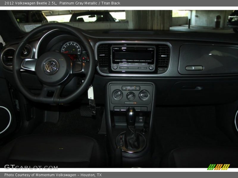 Platinum Gray Metallic / Titan Black 2012 Volkswagen Beetle 2.5L