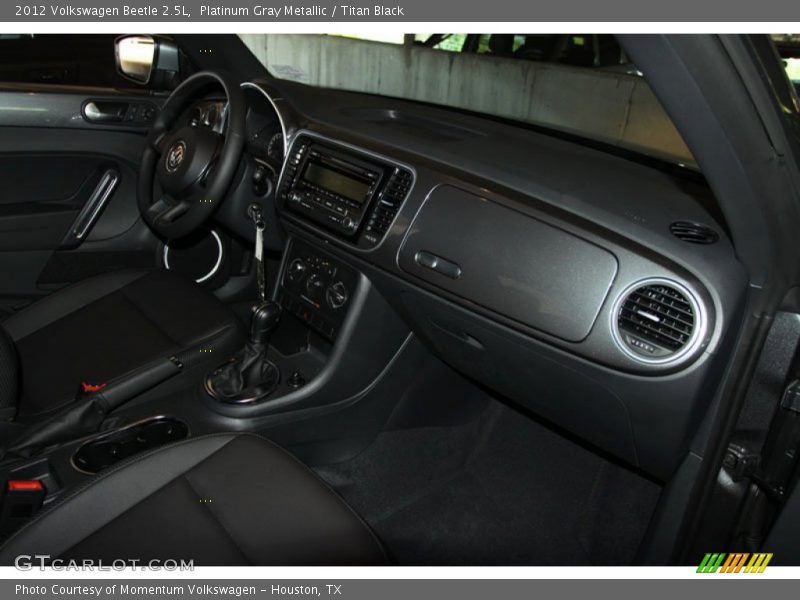 Platinum Gray Metallic / Titan Black 2012 Volkswagen Beetle 2.5L