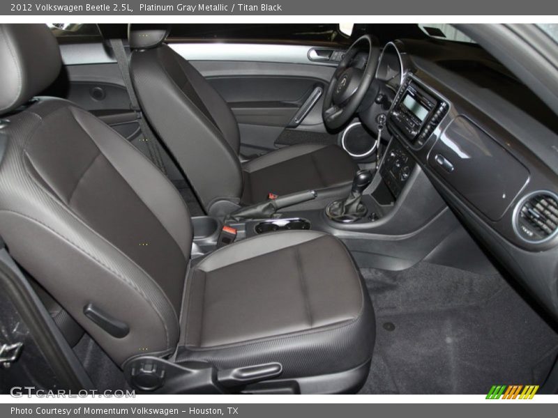 Platinum Gray Metallic / Titan Black 2012 Volkswagen Beetle 2.5L