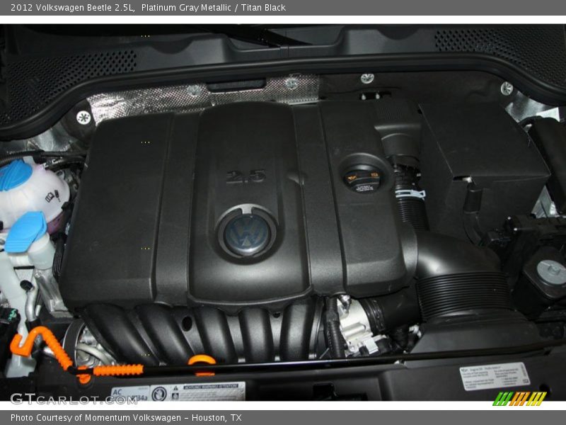 Platinum Gray Metallic / Titan Black 2012 Volkswagen Beetle 2.5L