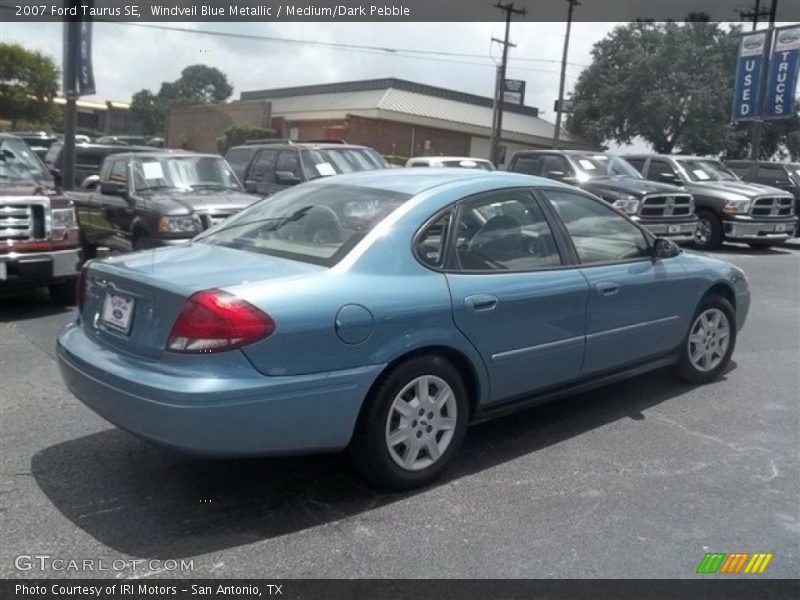 Windveil Blue Metallic / Medium/Dark Pebble 2007 Ford Taurus SE