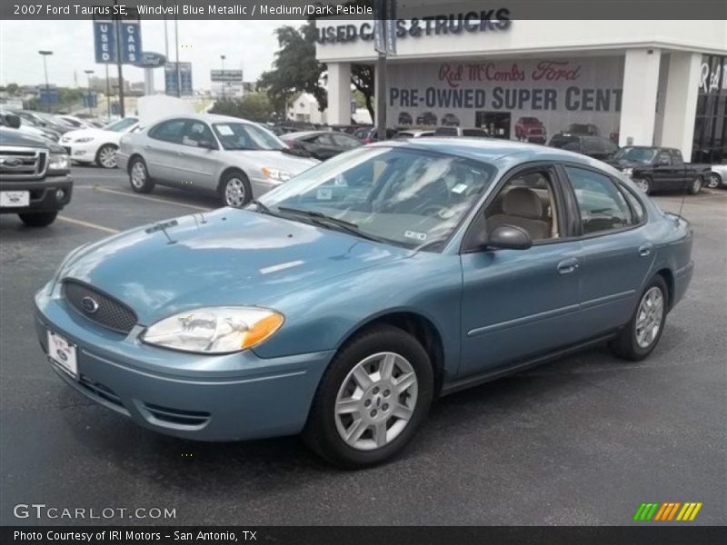 Windveil Blue Metallic / Medium/Dark Pebble 2007 Ford Taurus SE