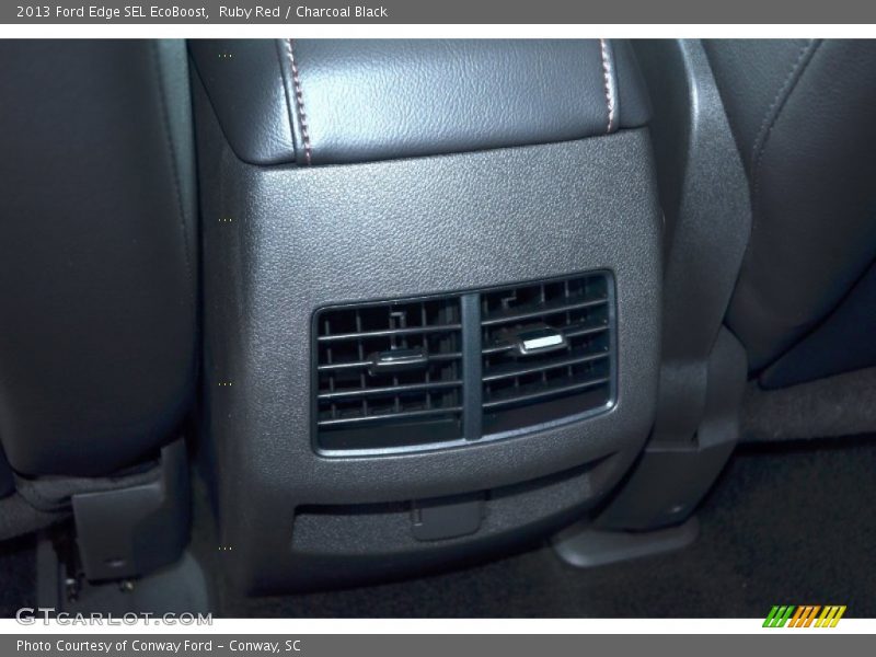 Ruby Red / Charcoal Black 2013 Ford Edge SEL EcoBoost