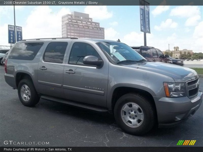 Graystone Metallic / Ebony 2008 Chevrolet Suburban 1500 LT