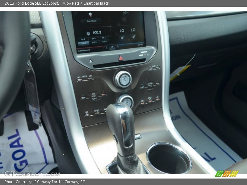 Ruby Red / Charcoal Black 2013 Ford Edge SEL EcoBoost