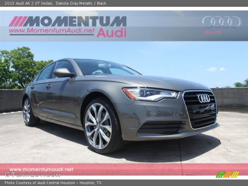 Dakota Gray Metallic / Black 2013 Audi A6 2.0T Sedan