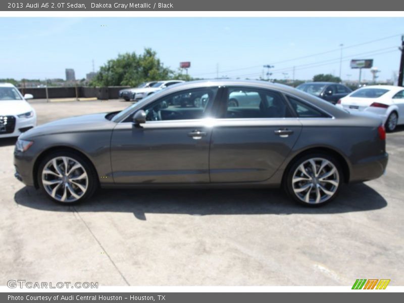 Dakota Gray Metallic / Black 2013 Audi A6 2.0T Sedan
