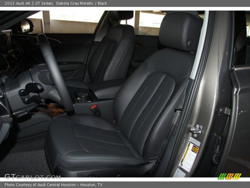 Dakota Gray Metallic / Black 2013 Audi A6 2.0T Sedan