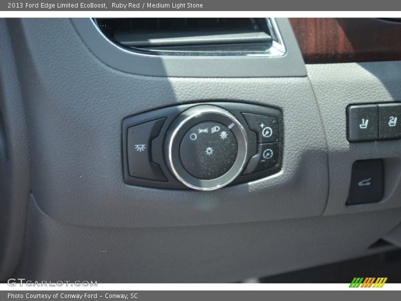 Ruby Red / Medium Light Stone 2013 Ford Edge Limited EcoBoost