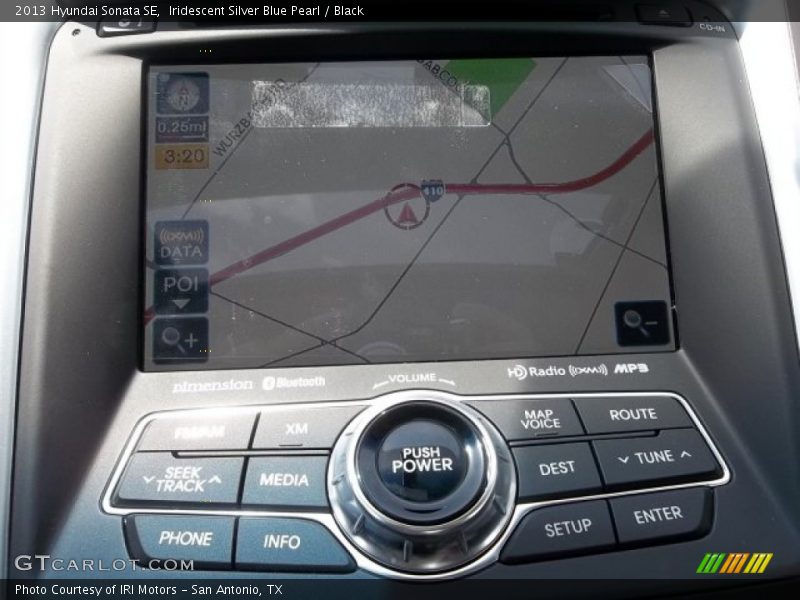 Iridescent Silver Blue Pearl / Black 2013 Hyundai Sonata SE