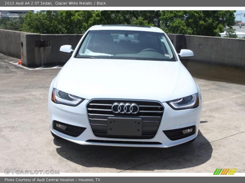 Glacier White Metallic / Black 2013 Audi A4 2.0T Sedan