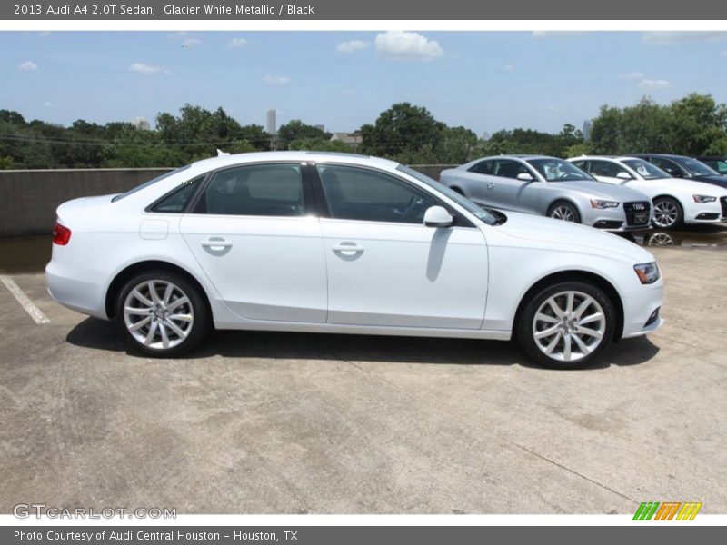 Glacier White Metallic / Black 2013 Audi A4 2.0T Sedan