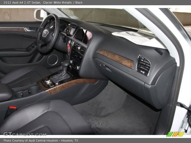 Glacier White Metallic / Black 2013 Audi A4 2.0T Sedan
