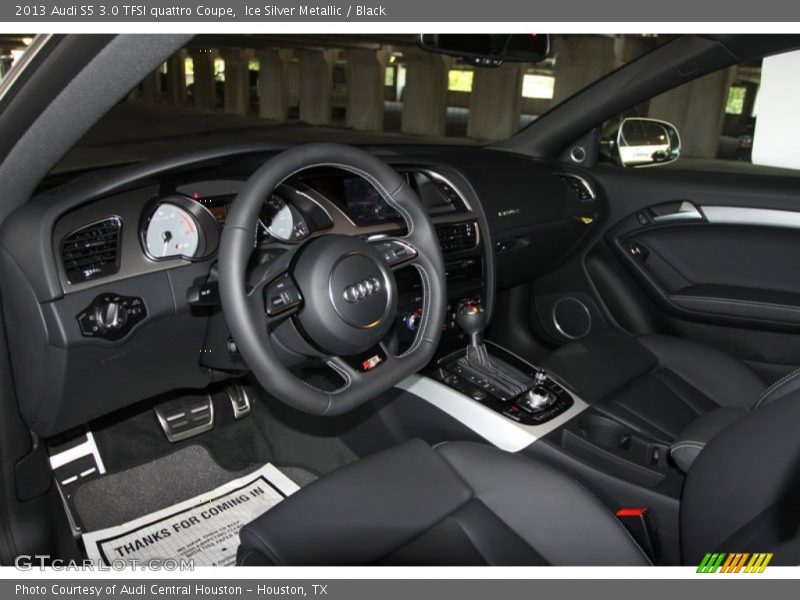 Ice Silver Metallic / Black 2013 Audi S5 3.0 TFSI quattro Coupe