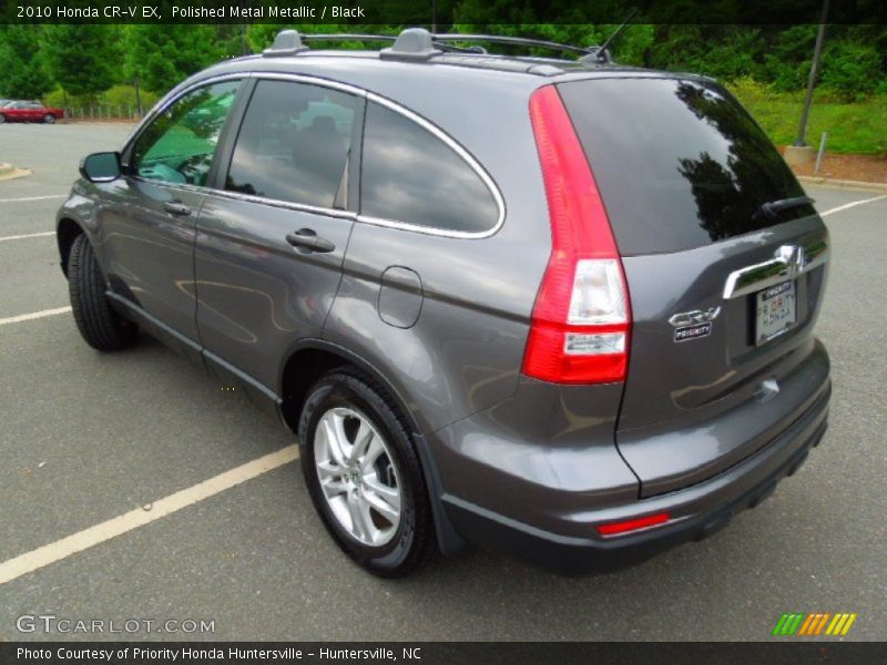 Polished Metal Metallic / Black 2010 Honda CR-V EX