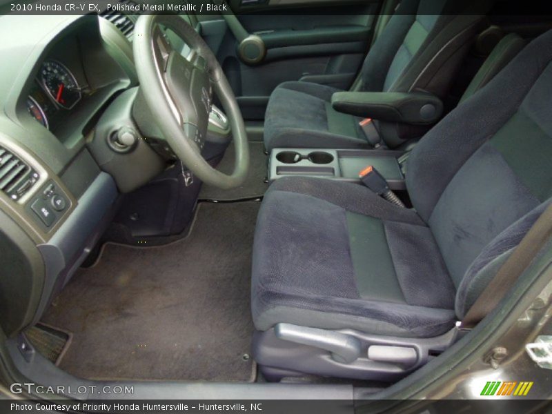 Polished Metal Metallic / Black 2010 Honda CR-V EX