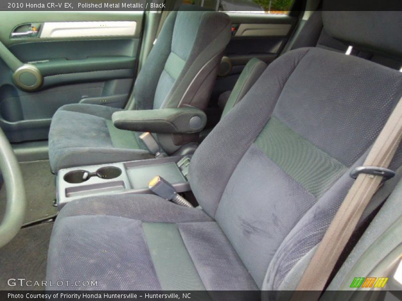 Polished Metal Metallic / Black 2010 Honda CR-V EX