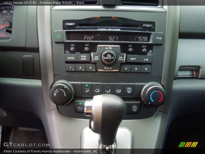 Polished Metal Metallic / Black 2010 Honda CR-V EX