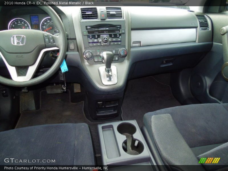 Polished Metal Metallic / Black 2010 Honda CR-V EX