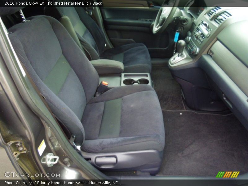 Polished Metal Metallic / Black 2010 Honda CR-V EX