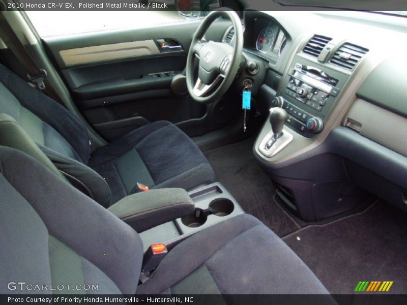 Polished Metal Metallic / Black 2010 Honda CR-V EX