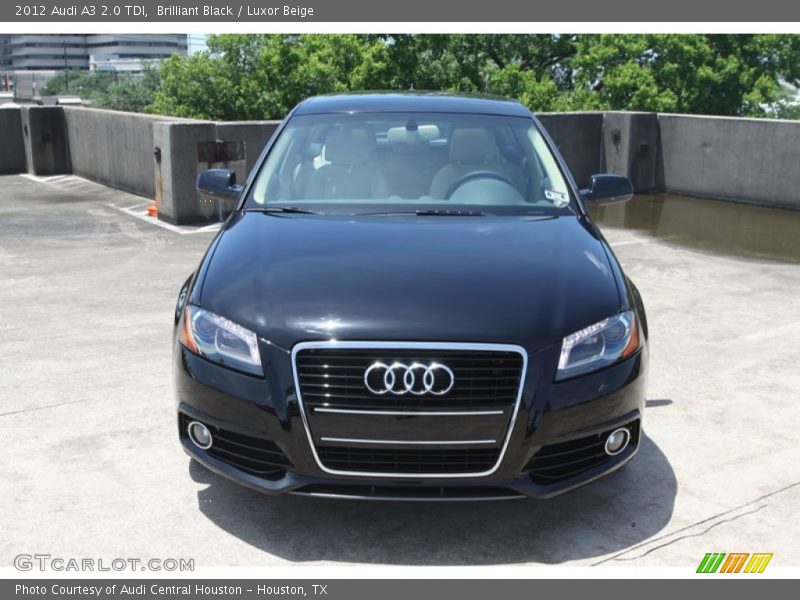 Brilliant Black / Luxor Beige 2012 Audi A3 2.0 TDI