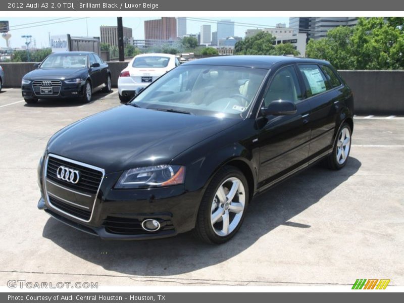 Brilliant Black / Luxor Beige 2012 Audi A3 2.0 TDI
