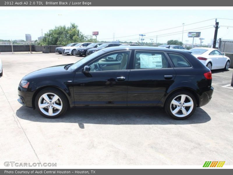 Brilliant Black / Luxor Beige 2012 Audi A3 2.0 TDI