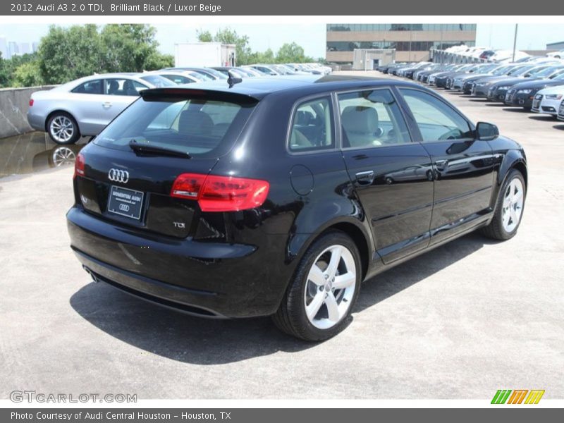 Brilliant Black / Luxor Beige 2012 Audi A3 2.0 TDI