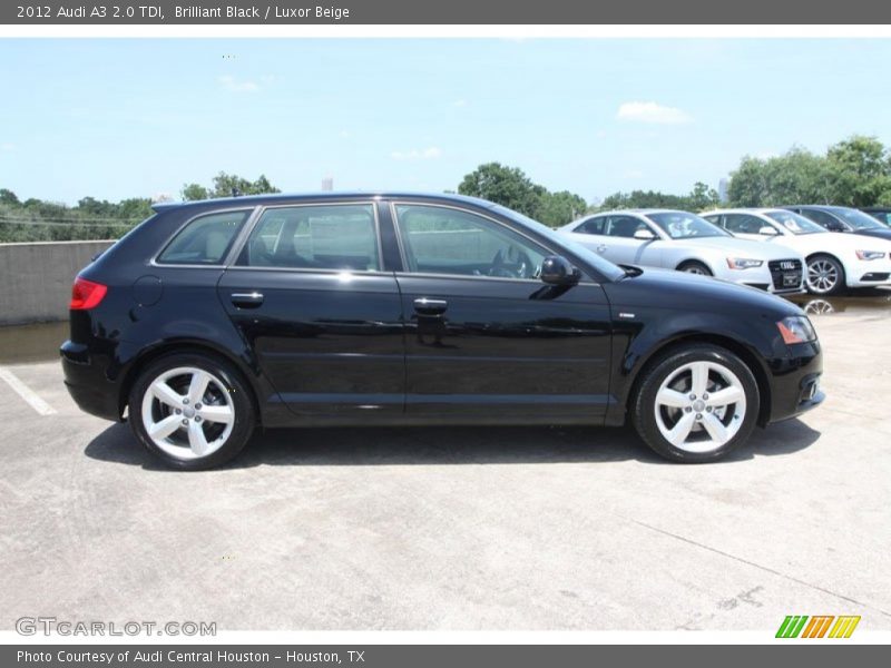 Brilliant Black / Luxor Beige 2012 Audi A3 2.0 TDI