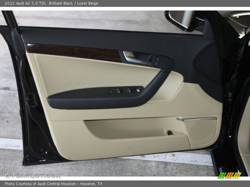 Brilliant Black / Luxor Beige 2012 Audi A3 2.0 TDI