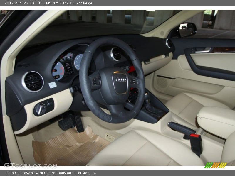 Brilliant Black / Luxor Beige 2012 Audi A3 2.0 TDI