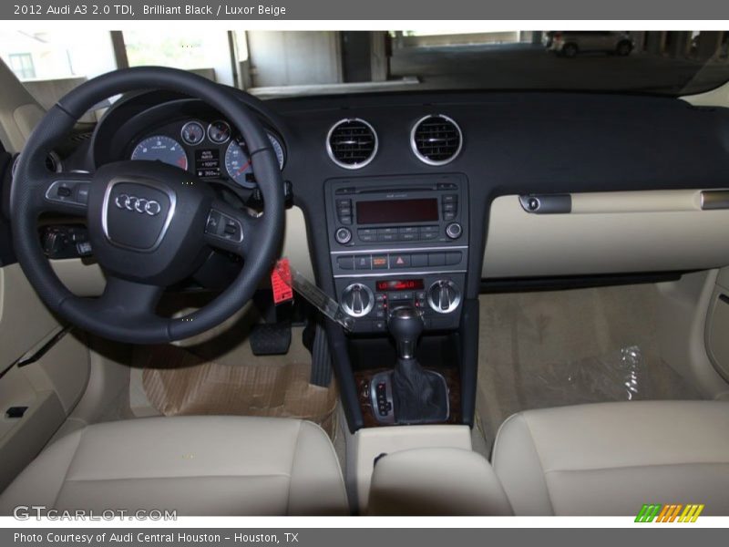 Brilliant Black / Luxor Beige 2012 Audi A3 2.0 TDI