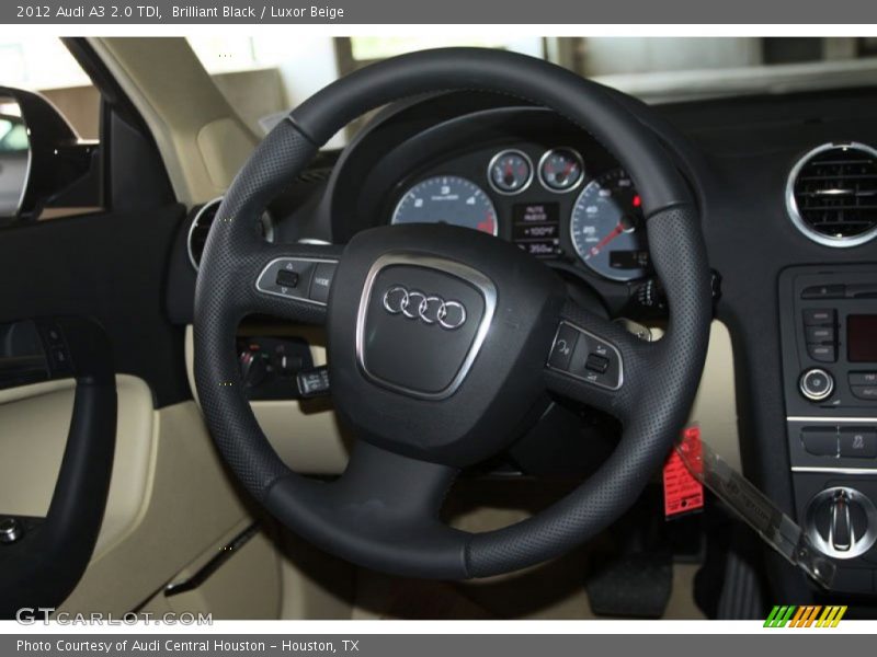Brilliant Black / Luxor Beige 2012 Audi A3 2.0 TDI