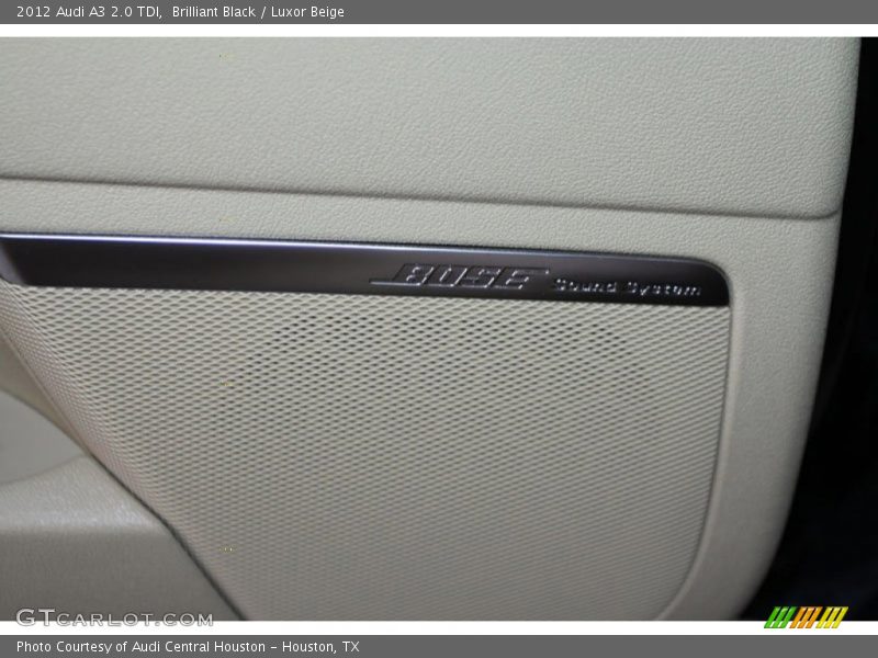 Brilliant Black / Luxor Beige 2012 Audi A3 2.0 TDI