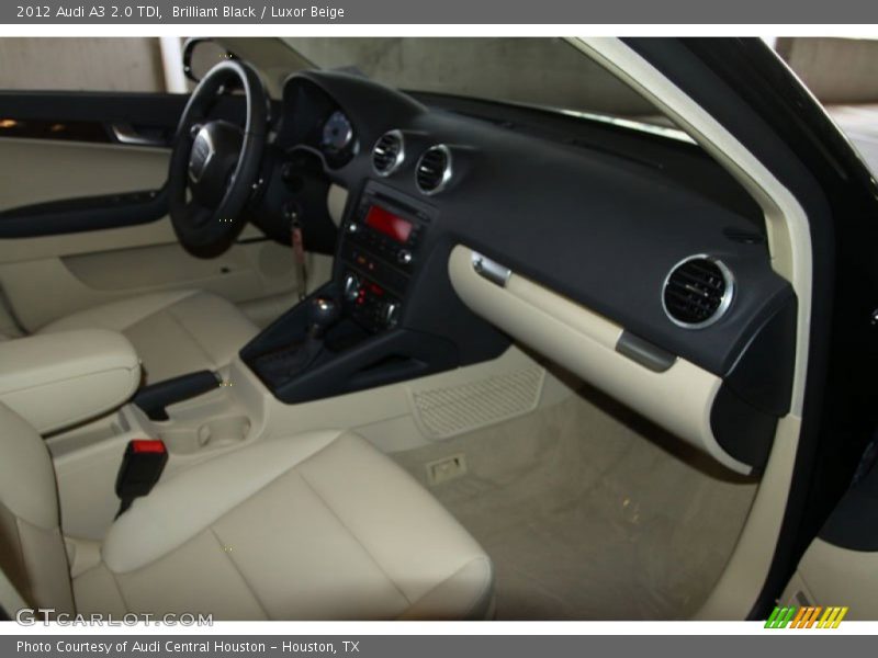 Brilliant Black / Luxor Beige 2012 Audi A3 2.0 TDI