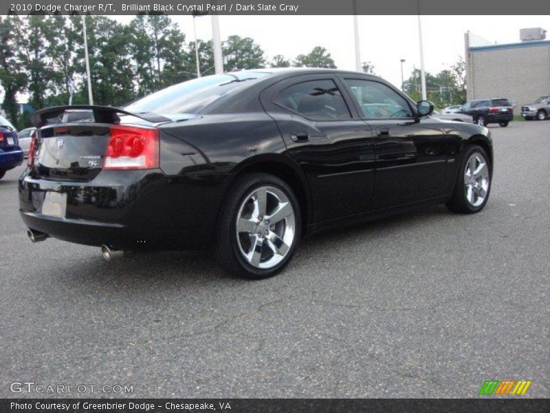 Brilliant Black Crystal Pearl / Dark Slate Gray 2010 Dodge Charger R/T