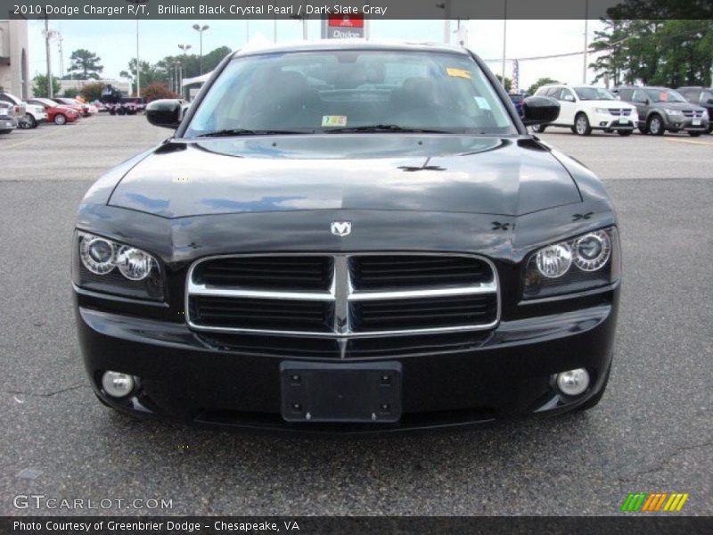 Brilliant Black Crystal Pearl / Dark Slate Gray 2010 Dodge Charger R/T