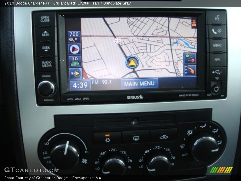 Brilliant Black Crystal Pearl / Dark Slate Gray 2010 Dodge Charger R/T