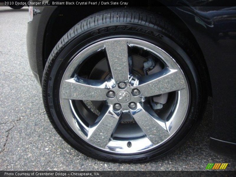 Brilliant Black Crystal Pearl / Dark Slate Gray 2010 Dodge Charger R/T