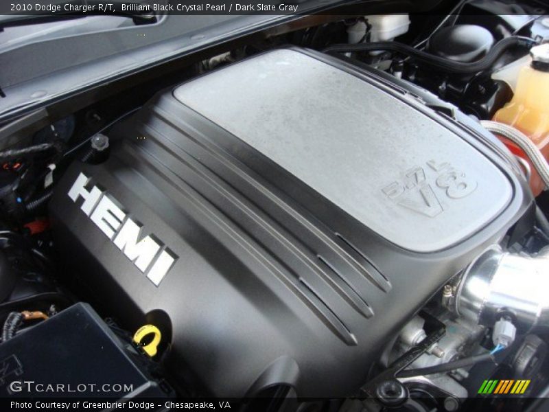 Brilliant Black Crystal Pearl / Dark Slate Gray 2010 Dodge Charger R/T